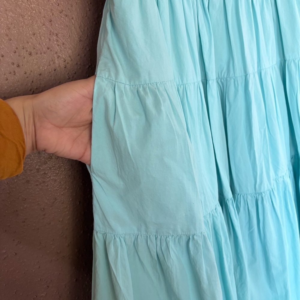 Anthropologie The Helena Square-Neck Tiered Midi Dress - Picture 7 of 10